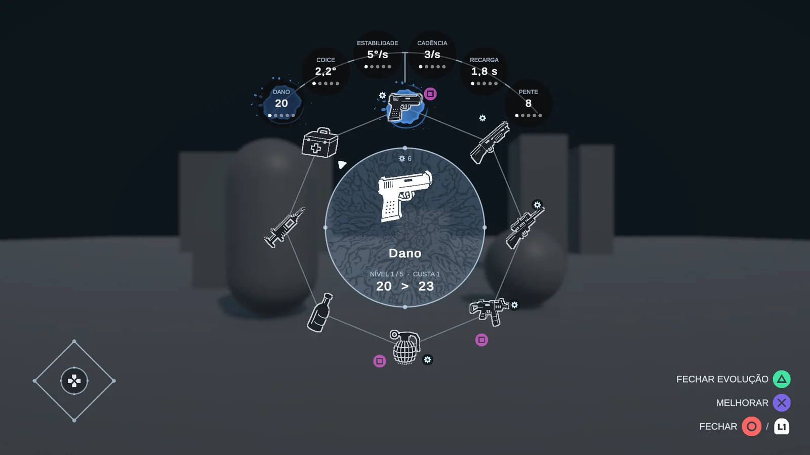 Las mejoras de un arma